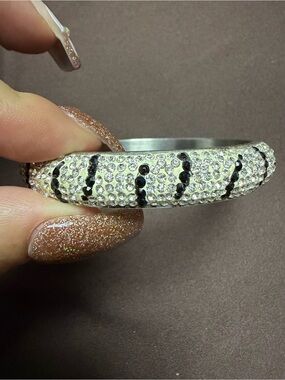 Park Lane Party Girl Bracelet Swarovski Crystal Zebra Retired $258
